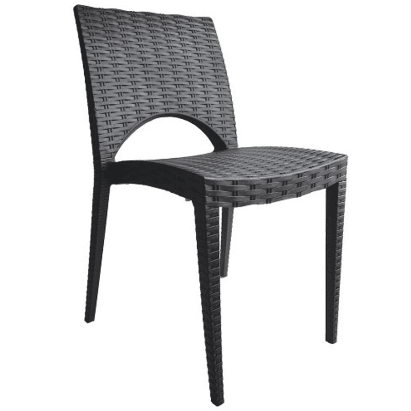 Cadeira de Plástico Rattan